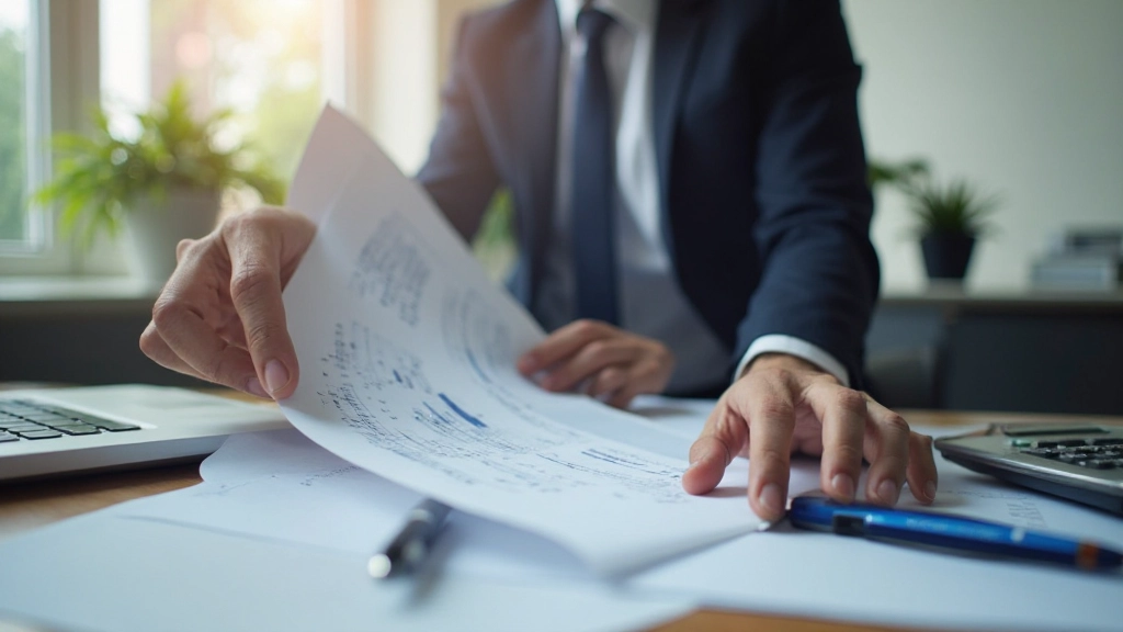 Бухгалтер работает с финансовыми документами двойной записи